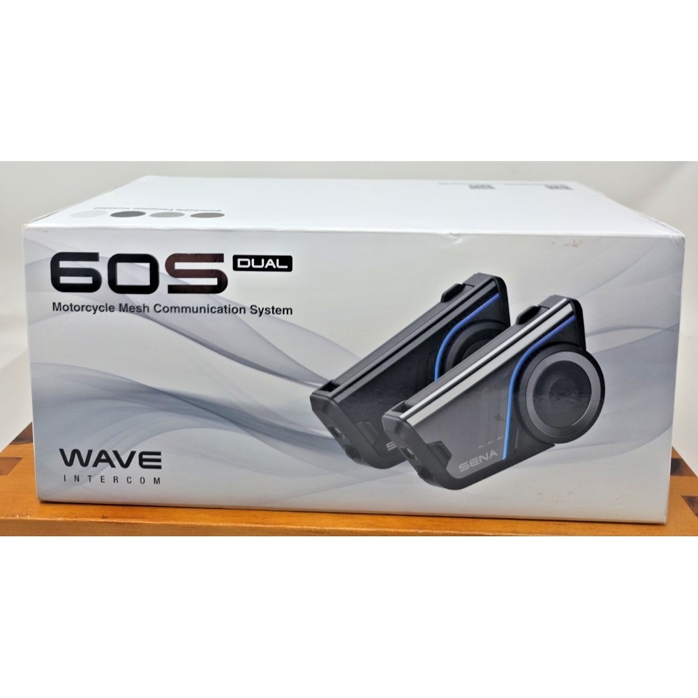 Sena 60S-01D Dual Pack Motorcycle Bluetooth Mesh Intercom Harman Kardon Sealed